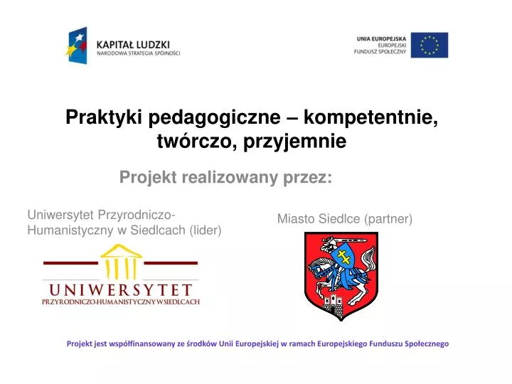 praktyki pedagogiczne kompetentnie tw rczo przyjemnie