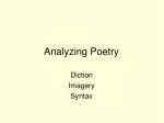 Analyzing Poetry - slide 1