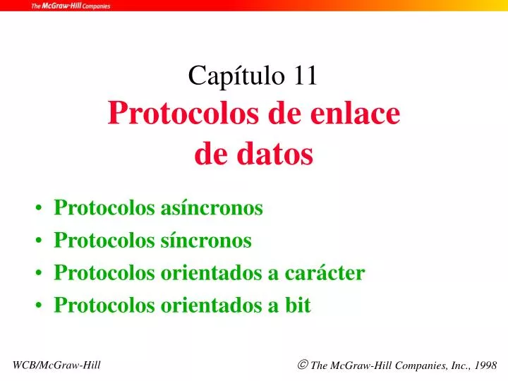cap tulo 11 protocolos de enlace de datos