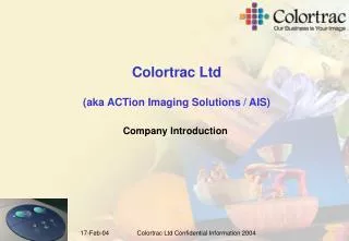 Colortrac Ltd (aka ACTion Imaging Solutions / AIS)