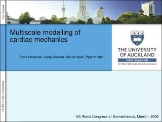 Multiscale modelling of cardiac mechanics
