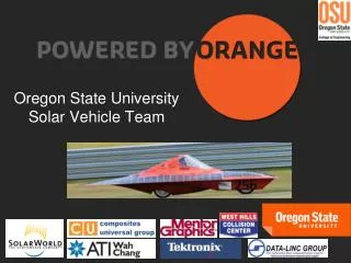 Oregon State University Solar Vehicle Team