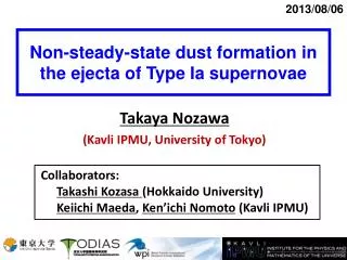 Non-steady-state dust formation in the ejecta of Type Ia supernovae