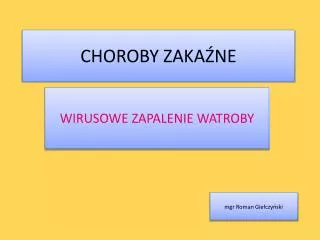 choroby zaka ne