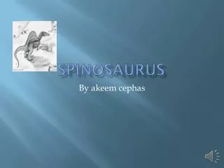 spinosaurus