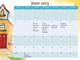 june 2013