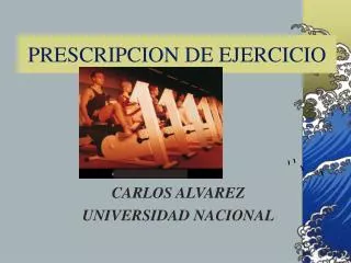 prescripcion de ejercicio