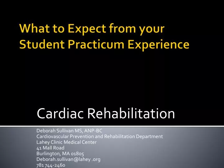 what to expect from your student practicum experience