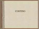 COSTING - slide 1