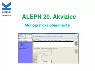 aleph 20 akvizice