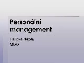 person ln management
