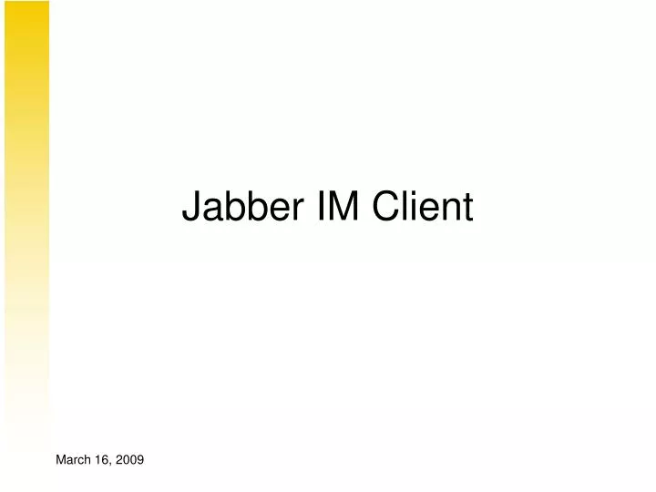 jabber im client