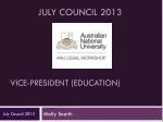 Vice-president (education) - slide 1