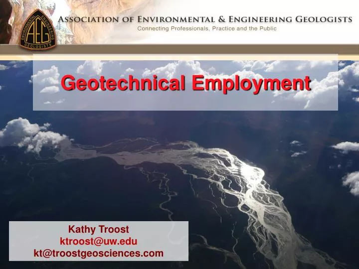 geotechnical employment
