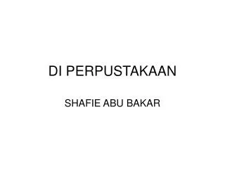 di perpustakaan