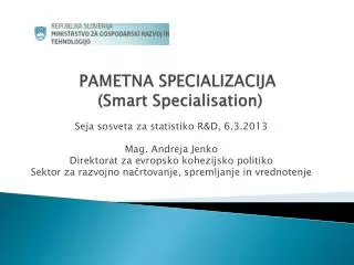pametna specializacija smart specialisation