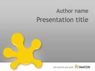 presentation title