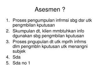 asesmen