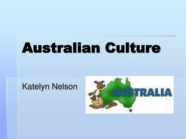australian culture