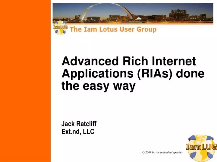 advanced rich internet applications rias done the easy way