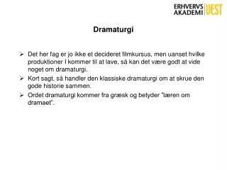 dramaturgi