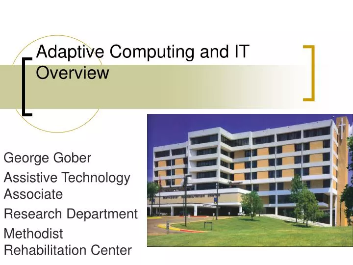 adaptive computing and it overview