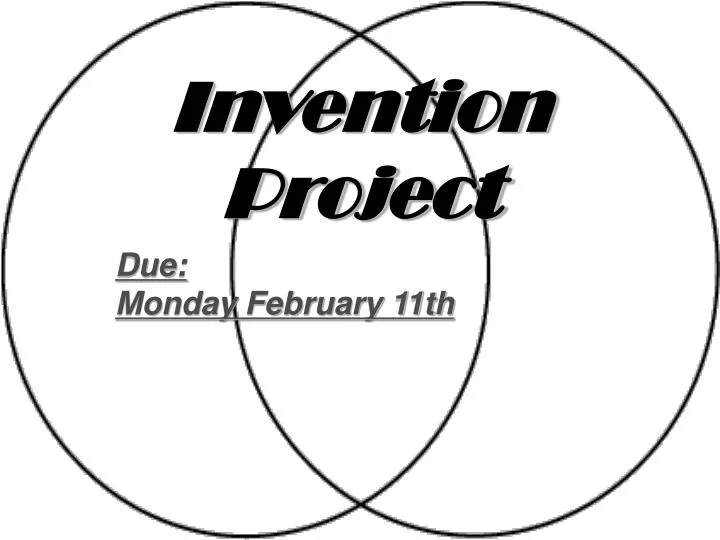 invention project