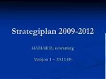 Strategiplan 2009-2012 - slide 1