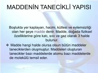 madden n tanec kl yapisi