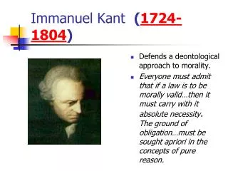 immanuel kant 1724 1804