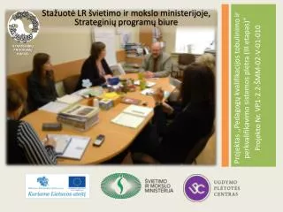 Projektas ,,Pedagogų kvalifikacijos tobulinimo ir perkvalifikavimo sistemos plėtra (III etapas)“