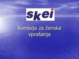 komisija za enska vpra anja