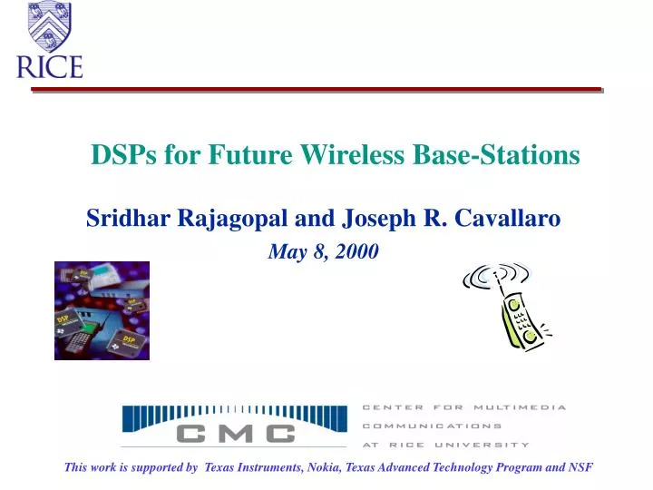 dsps for future wireless base stations