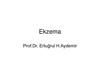 ekzema