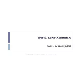 ko ul karar komutlar