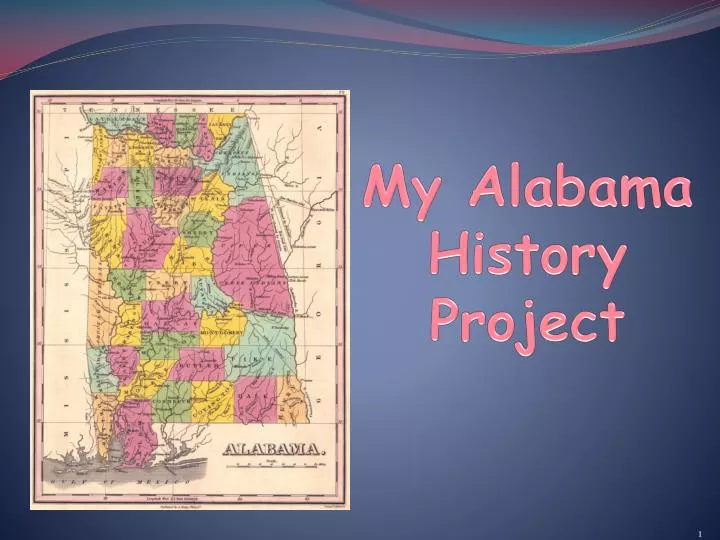 my alabama history project