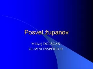 posvet upanov