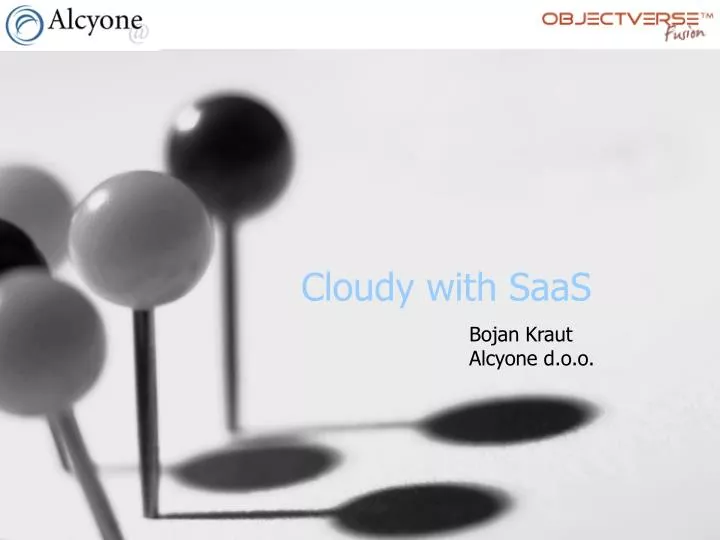 cloudy with saas
