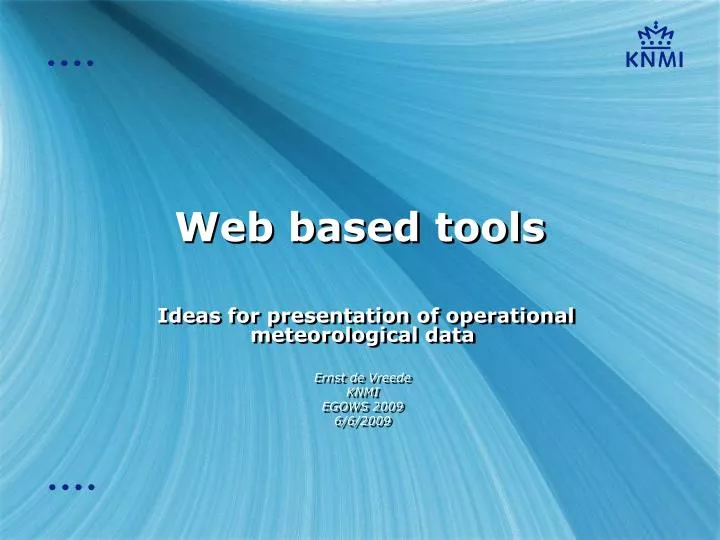 web based tools