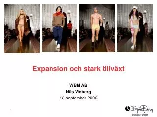 expansion och stark tillv xt