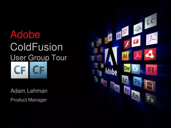 adobe coldfusion user group tour