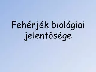 feh rj k biol giai jelent s ge