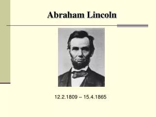 abraham lincoln