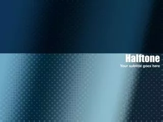 halftone
