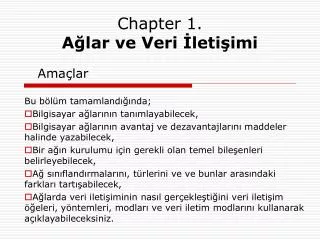 chapter 1 a lar ve veri leti imi