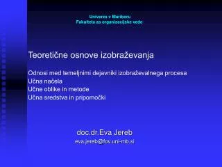 doc dr eva jereb eva jereb@fov uni mb si