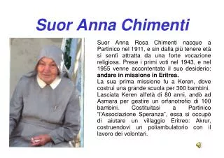 suor anna chimenti
