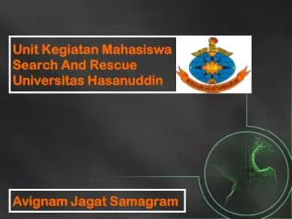 unit kegiatan mahasiswa search and rescue universitas hasanuddin