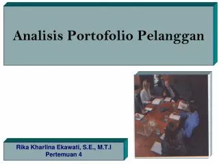 analisis portofolio pelanggan