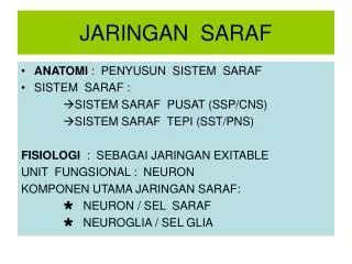 jaringan saraf